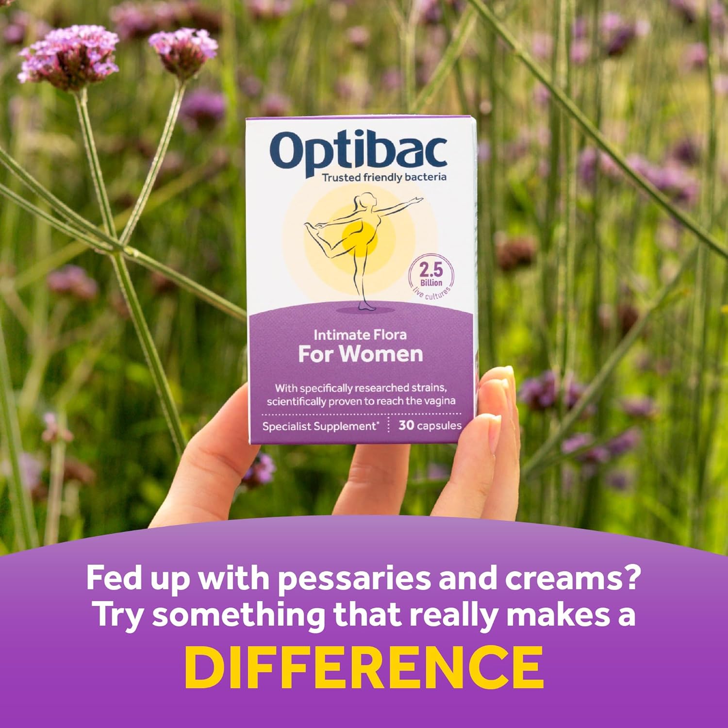 Optibac For Women | Daily Oral 2.3 Billion Friendly Bacteria Natural Female Supplement For The Intimate Area | Lactobacillus Rhamnosus & Lactobacillus Reuteri | One-Two Week Supply | 14 Capsules : Health & Household