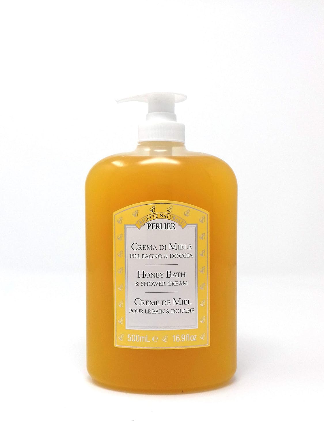 Perlier Bath Cream, Honey, 16.9 Fl. Oz