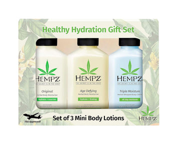 Hempz Beauty Babe Limited Edition 4 Count Mini Travel Set 2.25Oz Each
