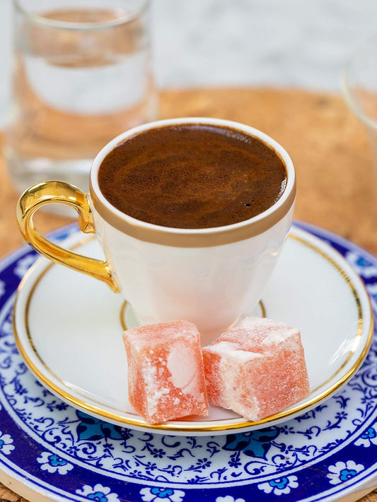 Ozerlat Real Turkish Coffee - Traditional Light Roasted 250G | Brazil Arabica Beans, Ground | Premium Artisan Coffee