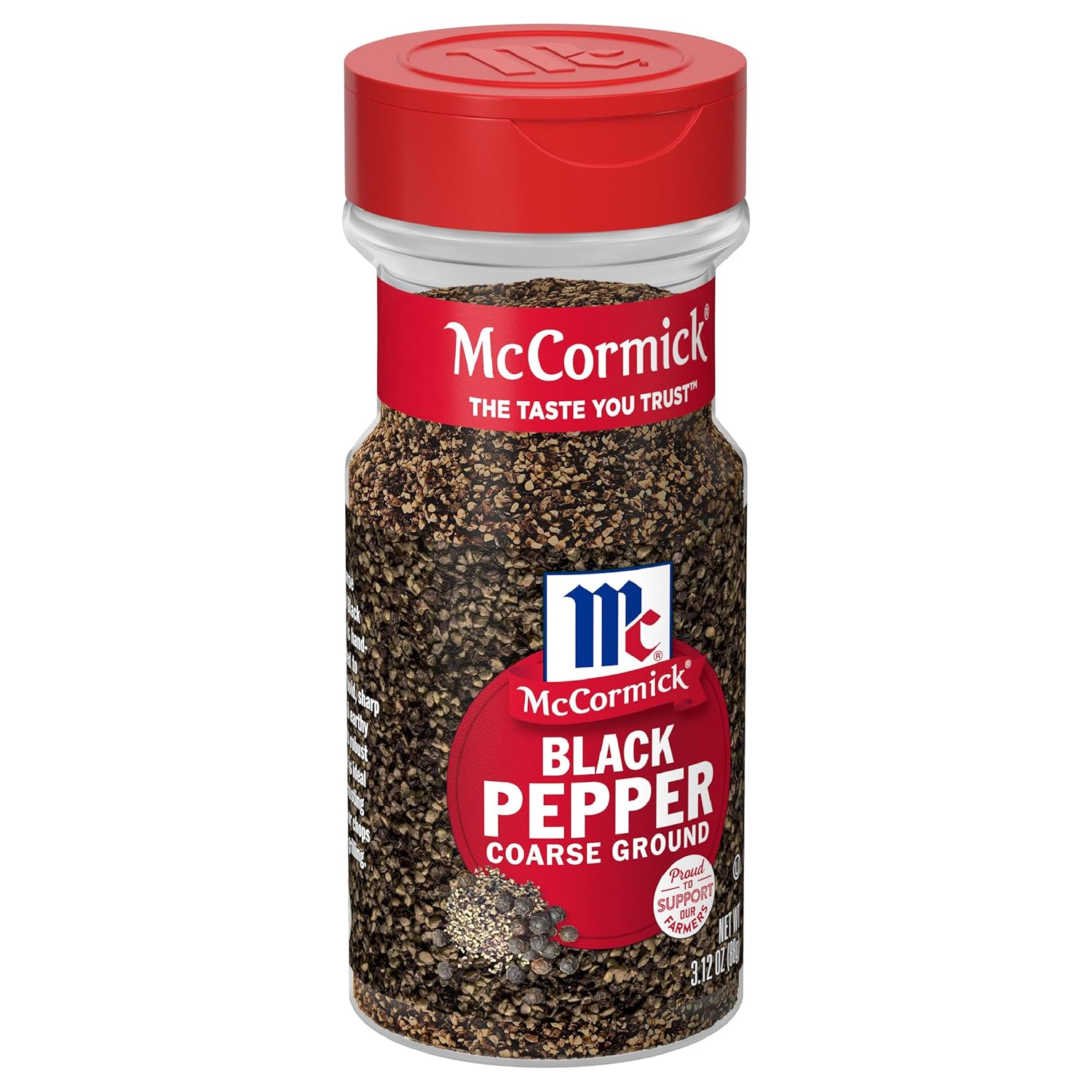 Mccormick Coarse Ground Black Pepper, 3.12 Oz