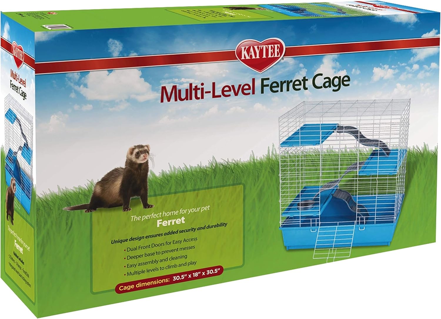 Kaytee My First Home Multi-Level Habitat For Pet Ferrets