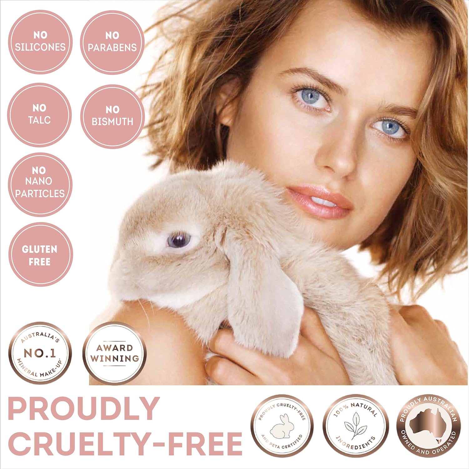 Nude By Nature Perfecting Concealer With Moisturising Ingredients, 05 Sand 5.9Ml