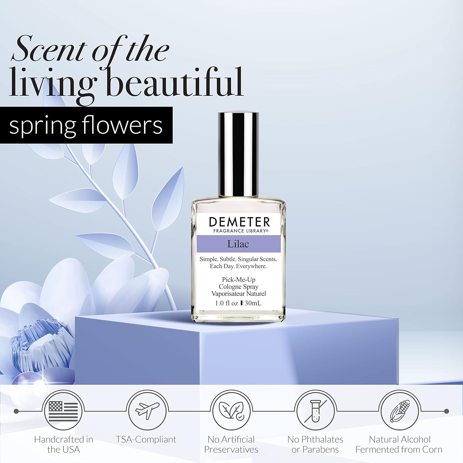 Demeter Lilac, 1 Oz Cologne Spray, Perfume For Women : Beauty & Personal Care