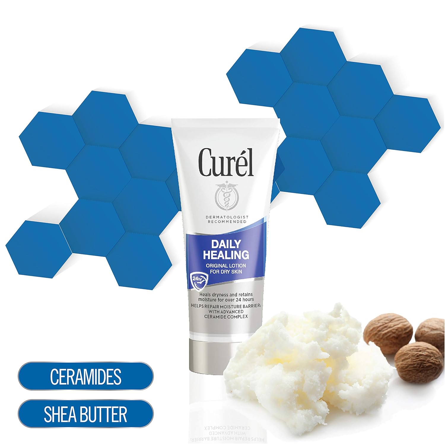 Curel Daily Healing Dry Skin Lotion, Hand and Body Moisturizer, 1 fl Ounce Travel Size, Mini size, 30-pack, with Advanced Ceramide Complex, helps to Repair Moisture Barrier : Beauty & Personal Care