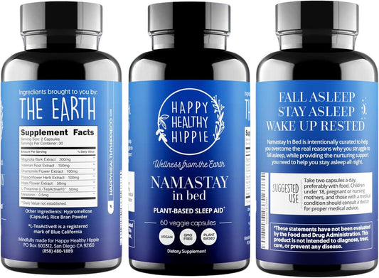 Sea Moss Superfood Capsules & Namastay In Bed Natural Sleep Aid Supplement