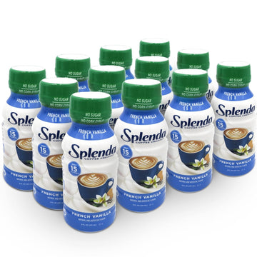 Splenda Sugar Free, Low Calorie French Vanilla Coffee Creamer, 8 Fl Ounces Each Bottle (Pack Of 12)