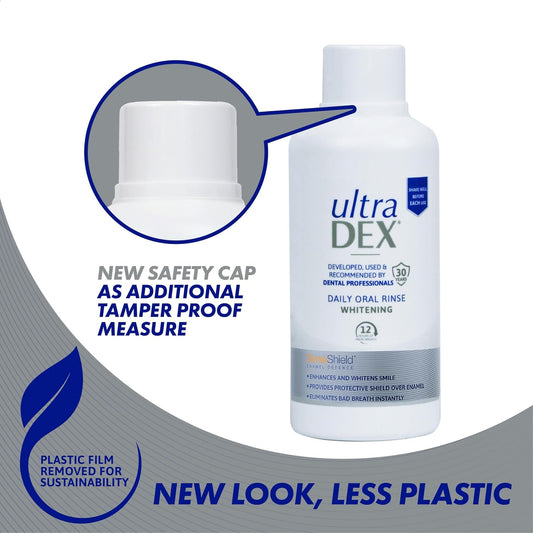 Ultradex Daily Oral Rinse Whitening, 500 Ml & Daily Oral Rinse, Original 500 Ml