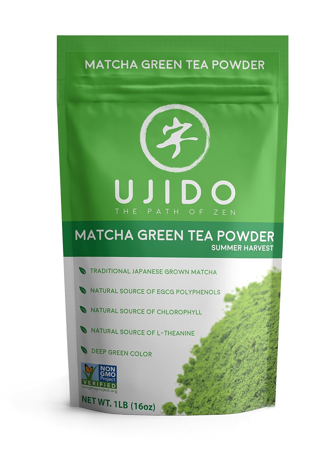 Ujido Japanese Matcha Green Tea, Summer Harvest (16 Oz)