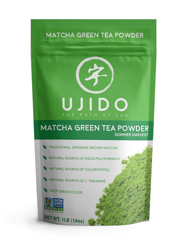 Ujido Japanese Matcha Green Tea, Summer Harvest (16 Oz)