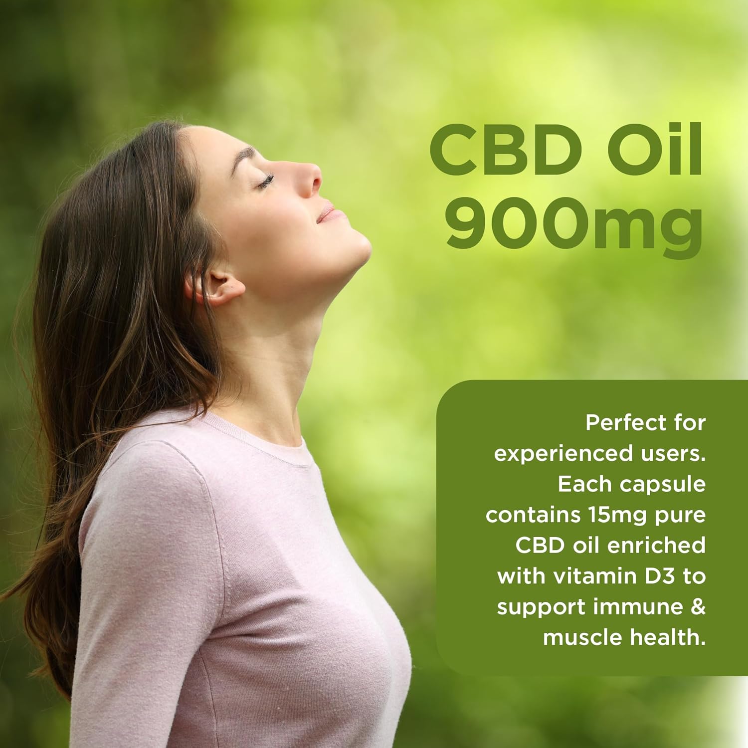 Healthspan 900mg (2 x Packs of 450mg) CBD Oil Capsules | 60 Capsules | Added Vitamin D3 | Vegan : Amazon.co.uk: Health & Personal Care