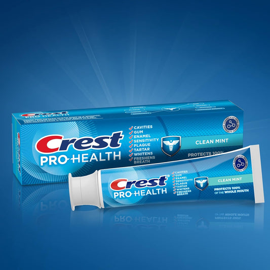 Crest Pro-Health Clean Mint Toothpaste, 4.3Oz (Pack Of 12)