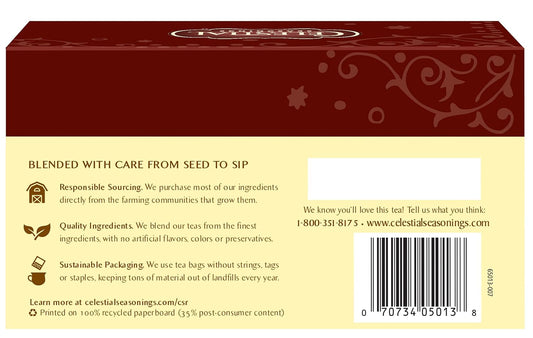 Celestial Seasonings Herbal Tea, Roastaroma, Caffeine Free, 3.3 Ounce 20 Count (Pack Of 6)