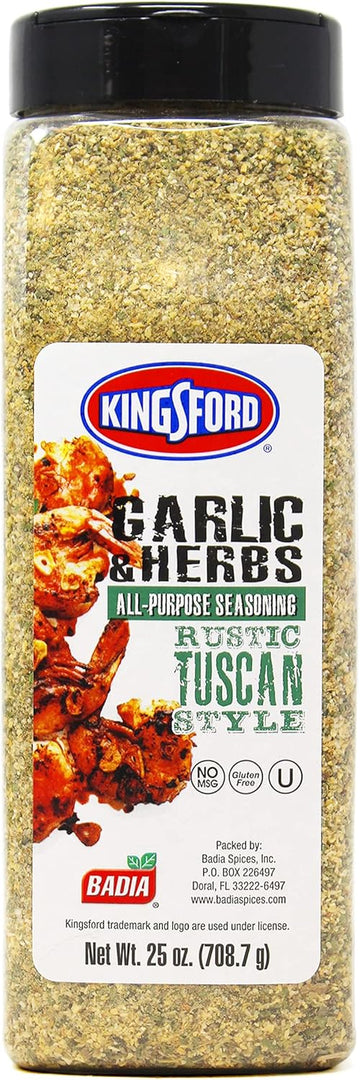 Kingsford Badia Garlic & Herbs All-Purpose Seasoning, 25 Oz