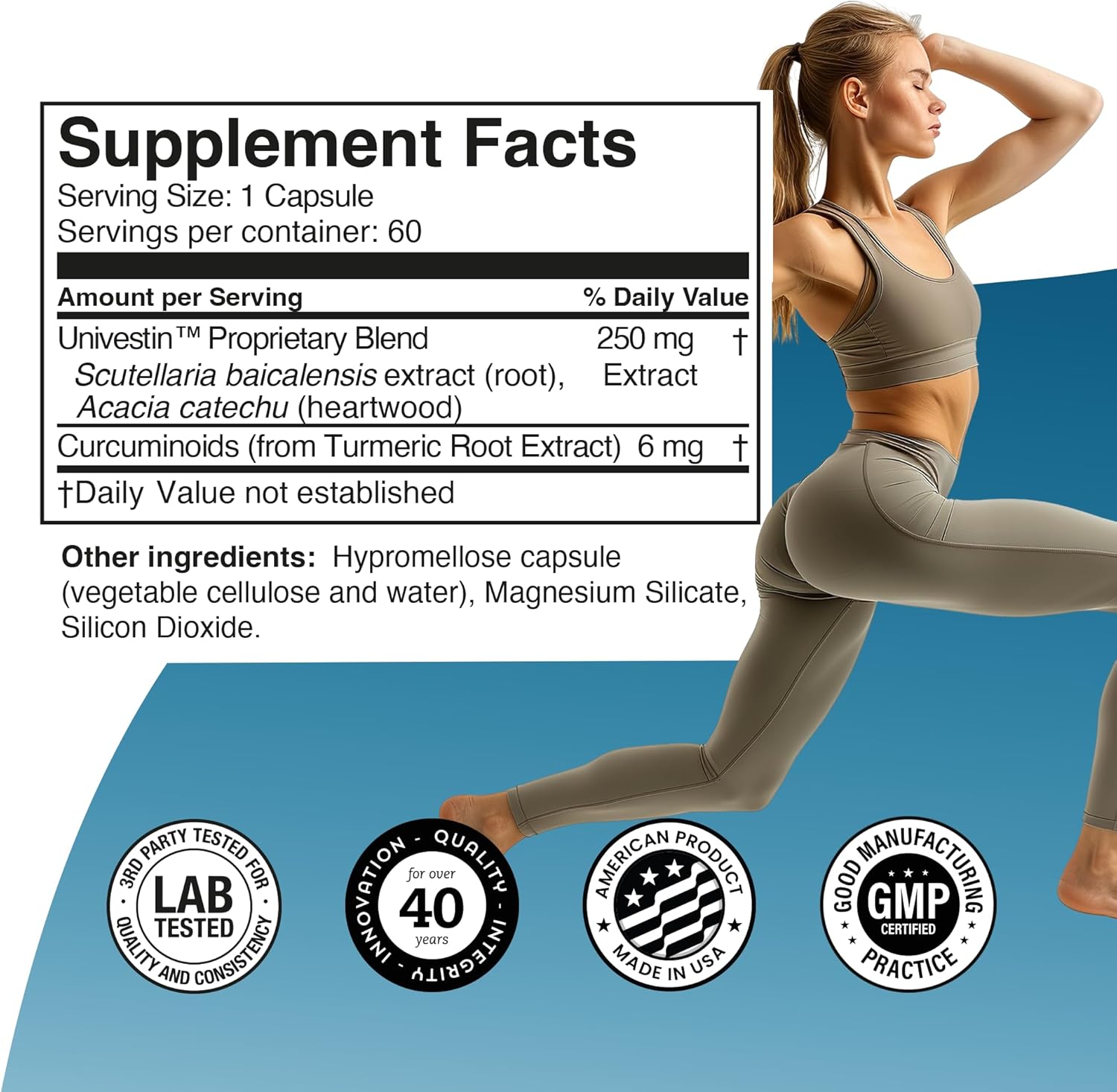Univera Regenifree, Turmeric, Univestin, No Glucosamine, Shellfish Free, All-Natural Joint Supplement, Vegeterian Capsule, 60 Capsules (30-Day Supply)