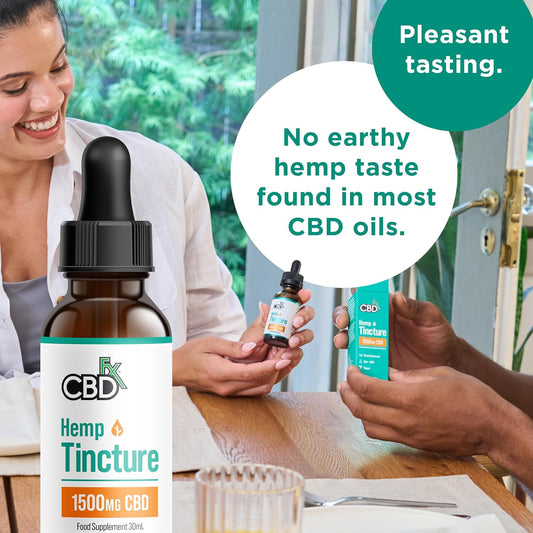 Cbdfx 1500Mg Cbd High Strength Cbd Oil, Improved Purity, All Natural, Vegan, Non-Gmo, Broad Spectrum, Blended With Mct Oil, No Thc, 30Ml (30 Days)
