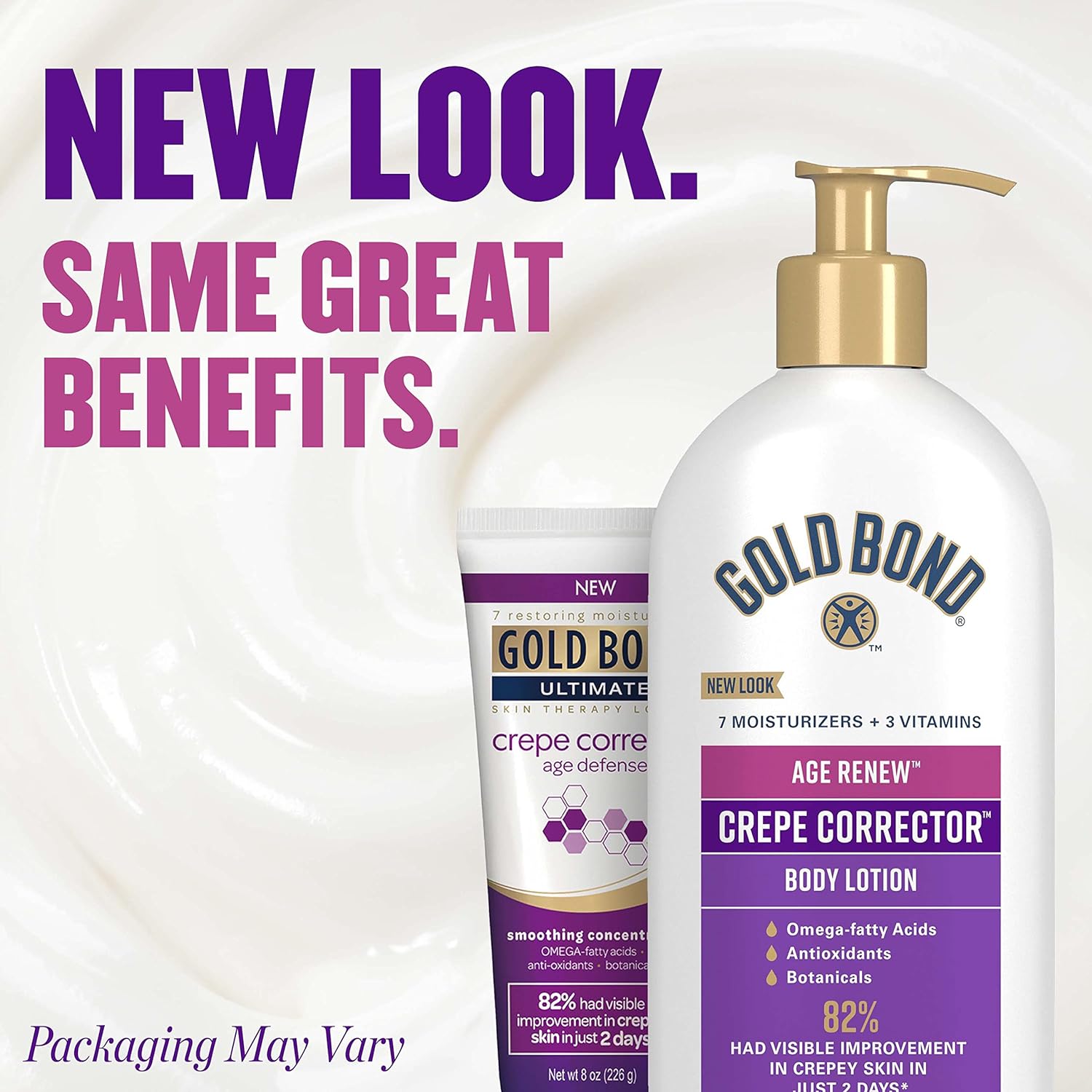 Gold Bond Age Renew Crepe Corrector Body Lotion, Replenishing & Smoothing Formula, 14 oz. : Beauty & Personal Care