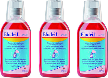 Eludril Classic Mouthwash 500Ml - Pack Of 3