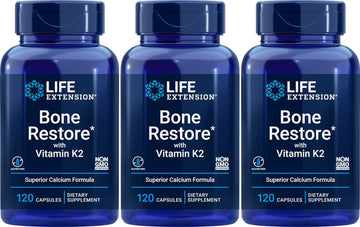 Bone Restore With Vitamin K2 120 Capsules-Pack-3