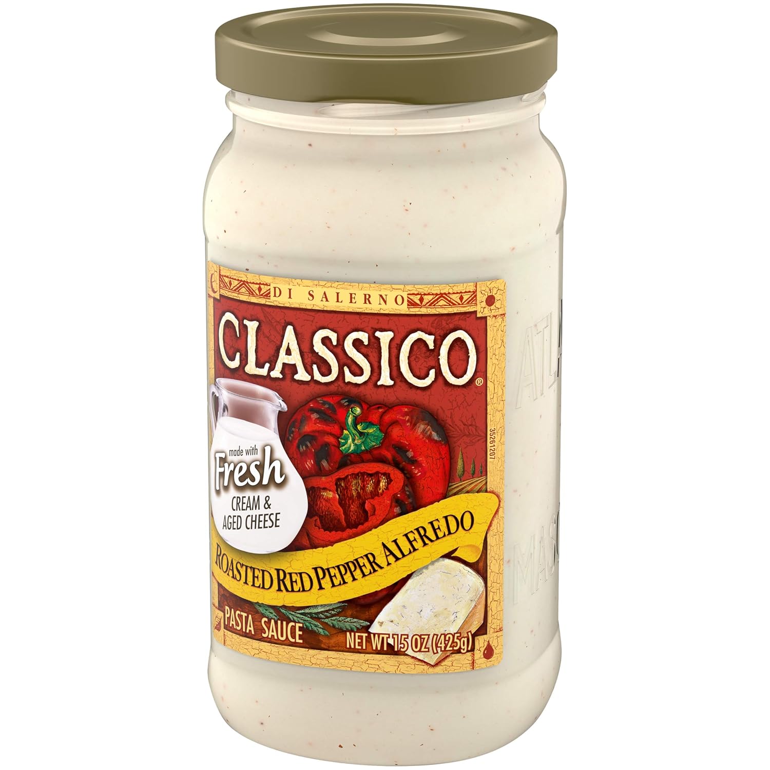 Classico Roasted Red Pepper Alfredo Pasta Sauce (15 Oz Jar) : Grocery & Gourmet Food