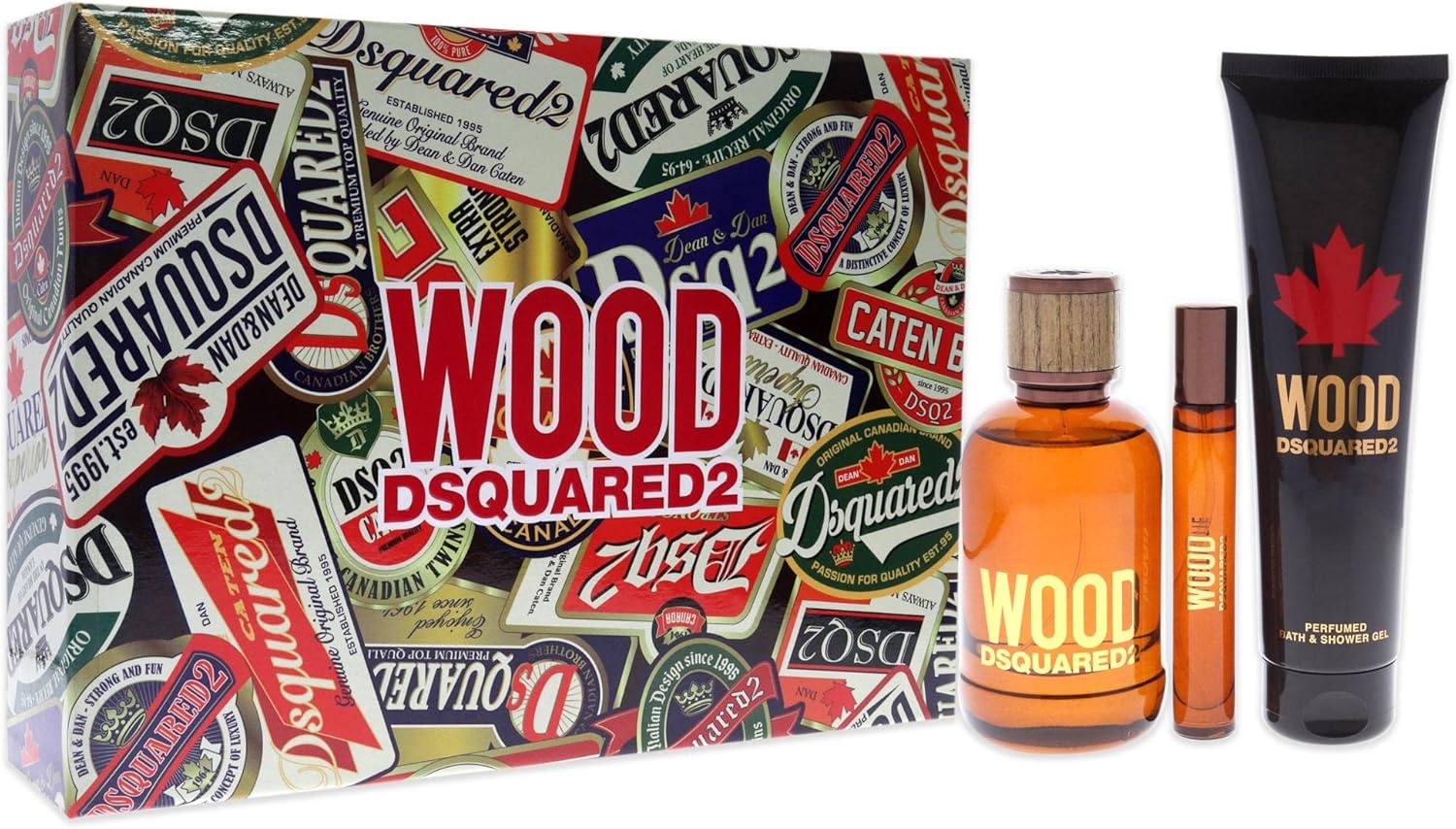 Dsquared2 Wood For Men 3 Pc Gift Set