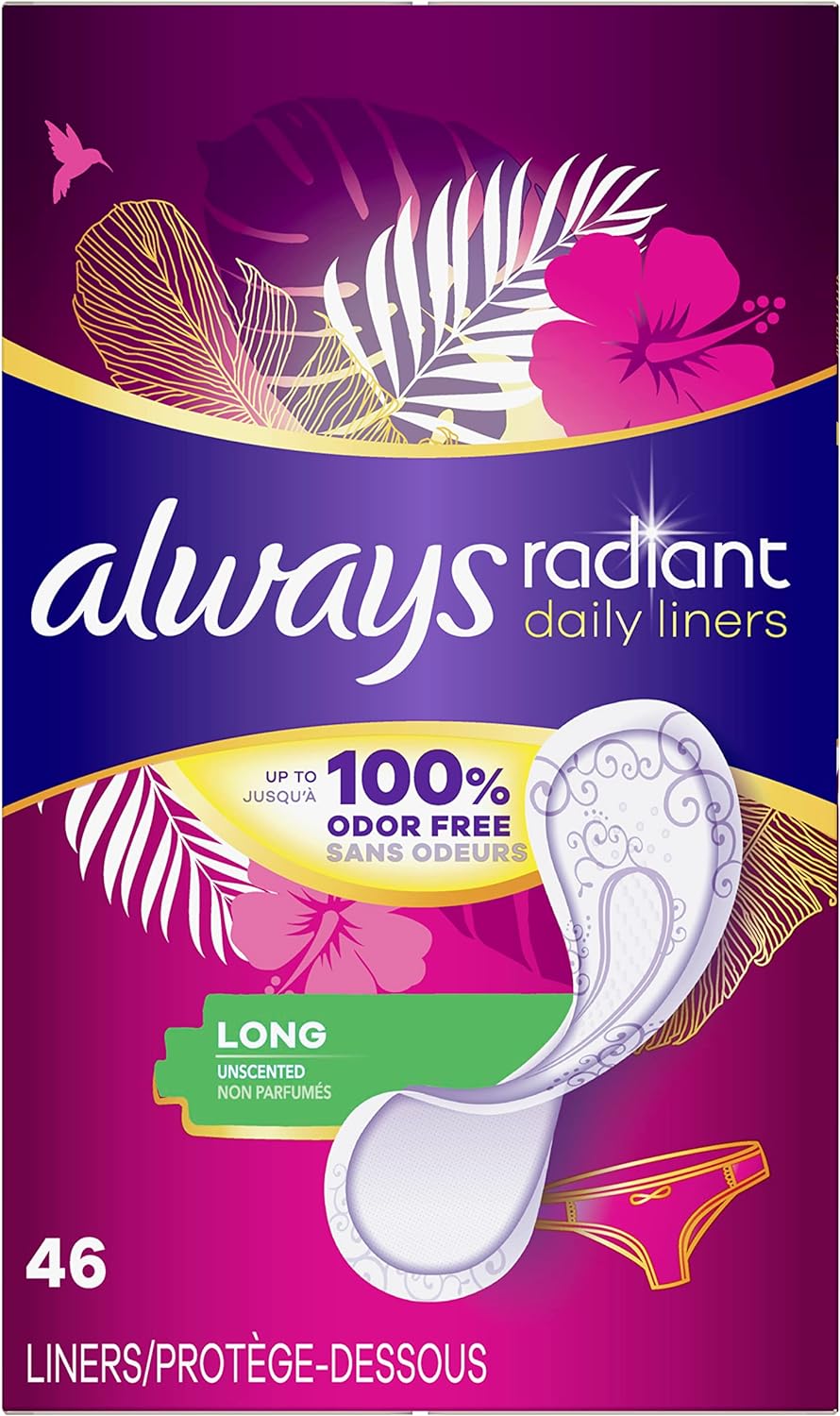 Always Radiant Daily Liners Long