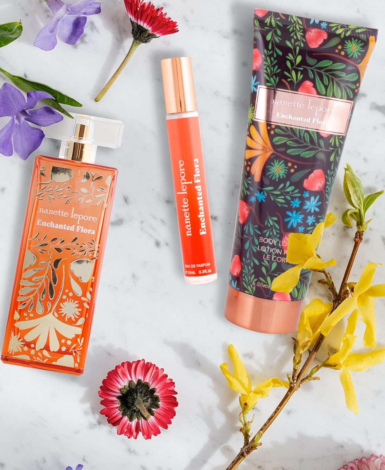 Nanette Lepore Nanette Lepore Enchanted Flora 3-Piece Gift Set : Clothing, Shoes & Jewelry