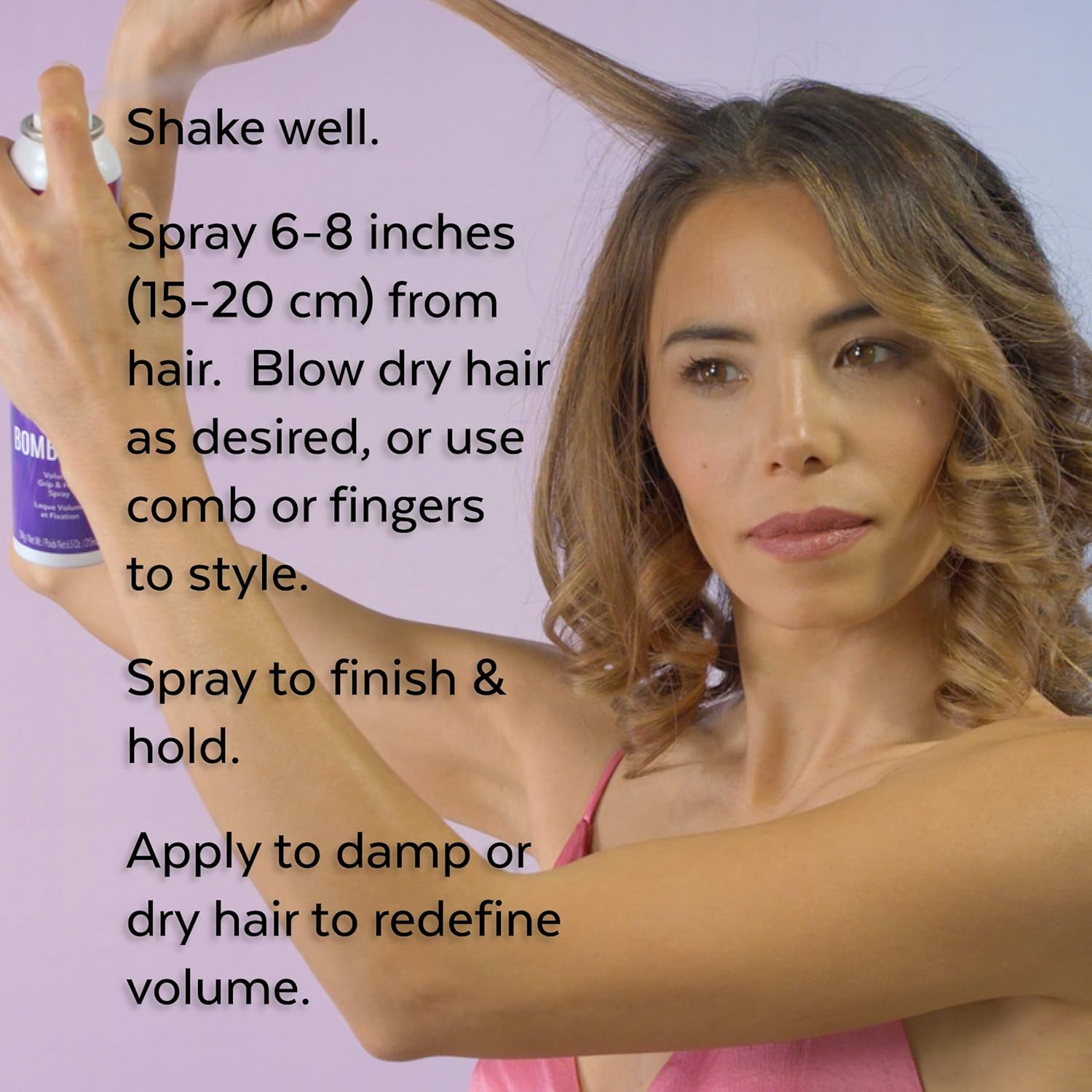 Aloxxi Bombshell Styling Hair Spray - Provides Volume, Texture & Medium Hold – Texturizing Spray, Hairspray & Dry Shampoo In One - Heat Protectant Spray For Styling Tools, 6.5 Oz : Beauty & Personal Care