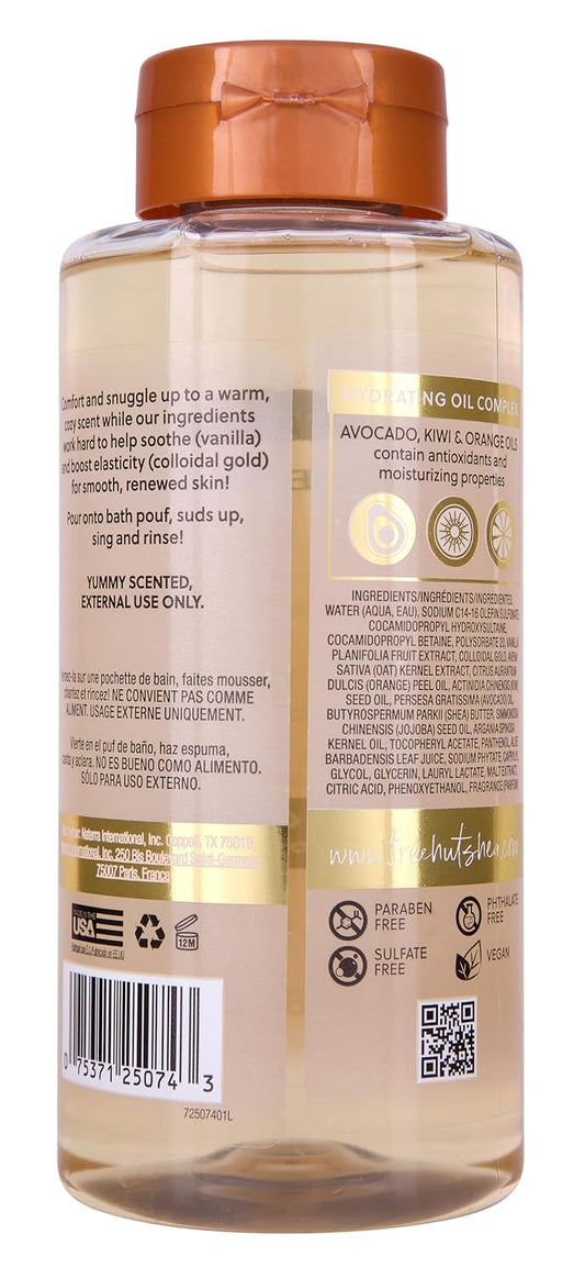 Tree Hut Foaming Gel Body Wash - Vanilla - 18 Fl Oz - Cleanses, Soothes, And Renews In The Shower - Made With Shea Butter