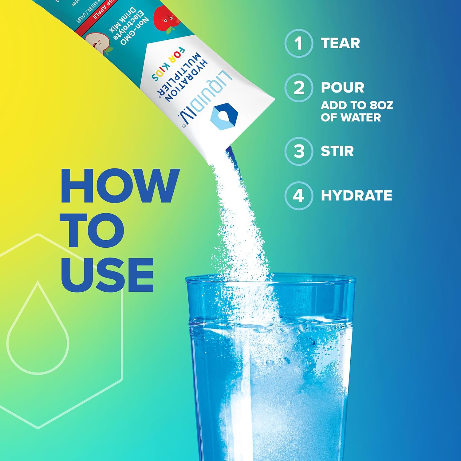 Liquid I.V. Hydration Multiplier Kids - Crisp Apple - Hydration Powder