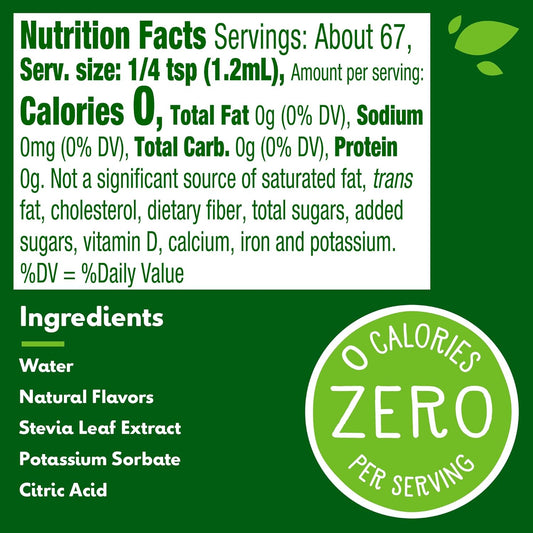 Truvia Zero-Calorie Liquid Sweetener From The Stevia Leaf, 2.7 Fl Oz Bottle, Caramel Flavor (Pack Of 1)