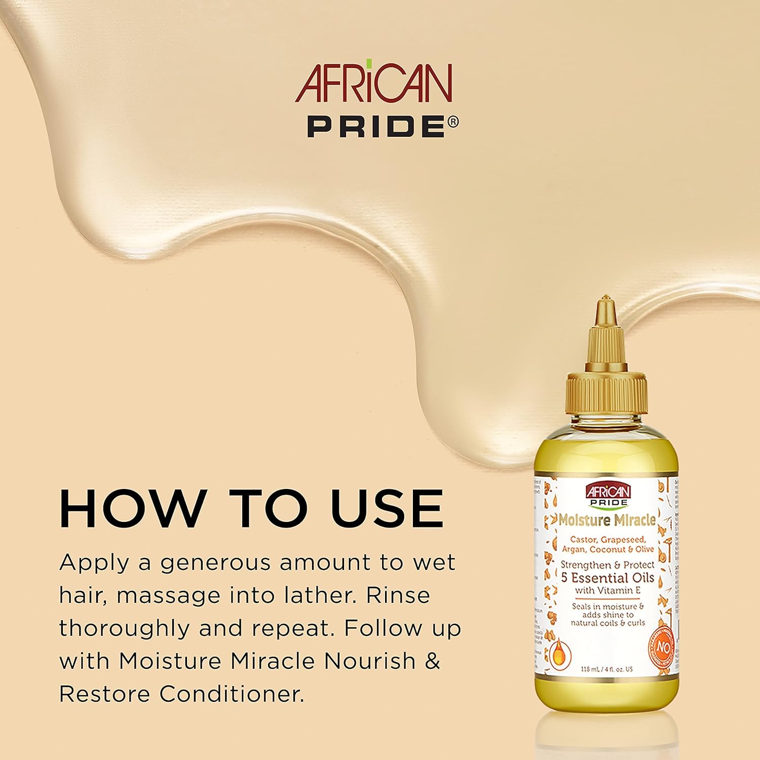 African Pride Moisture & Seal Regimen Moisture +Care For Coily Hair LOC Regimen : Beauty & Personal Care