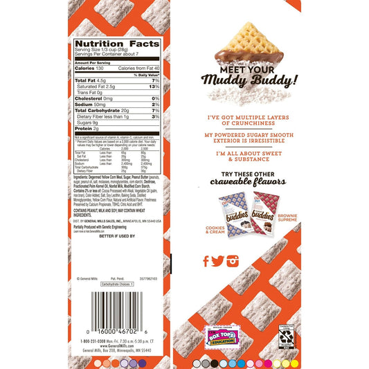 Chex Mix Muddy Buddies Peanut Butter & Chocolate 4.5 Oz (7 Pack)