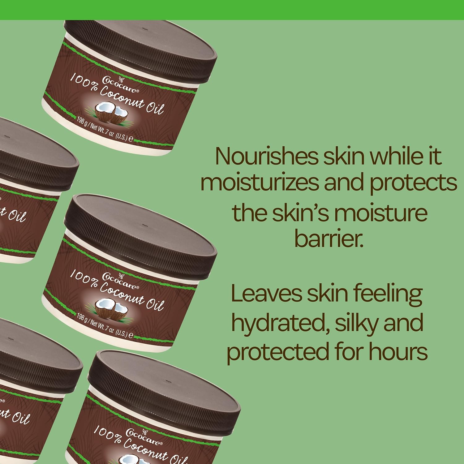 Cococare 100% Coconut Oil - All Natural Coconut Oil For Use On Skin & Hair - Ideal For All Skin Types (4Oz) : Beauty & Personal Care