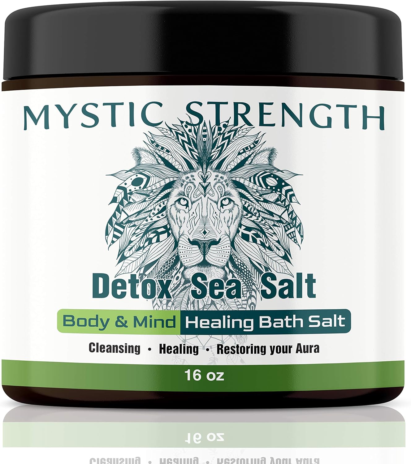 Dead Sea Detox Bath Salt – Energy Cleansing & Stress Relief Soak For Aura Protection | Mystic Strength Blend : Beauty & Personal Care