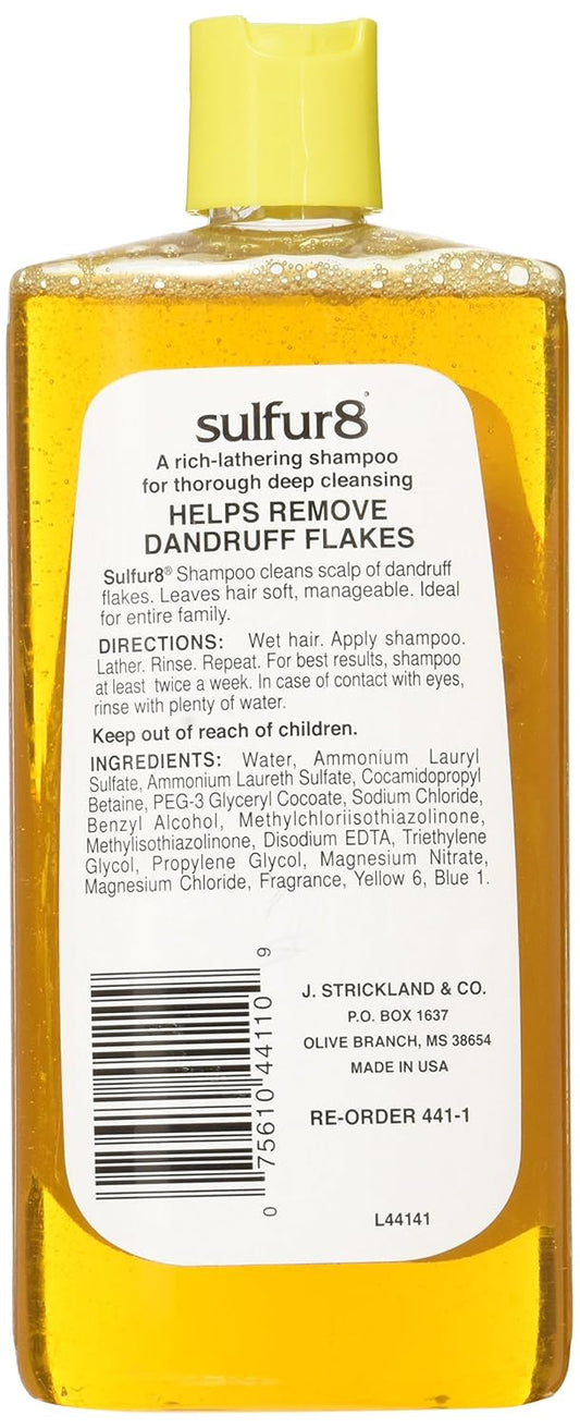 Sulfur 8 Medicated Shampoo, 11.5 Ounce : Hair Shampoos : Beauty & Personal Care