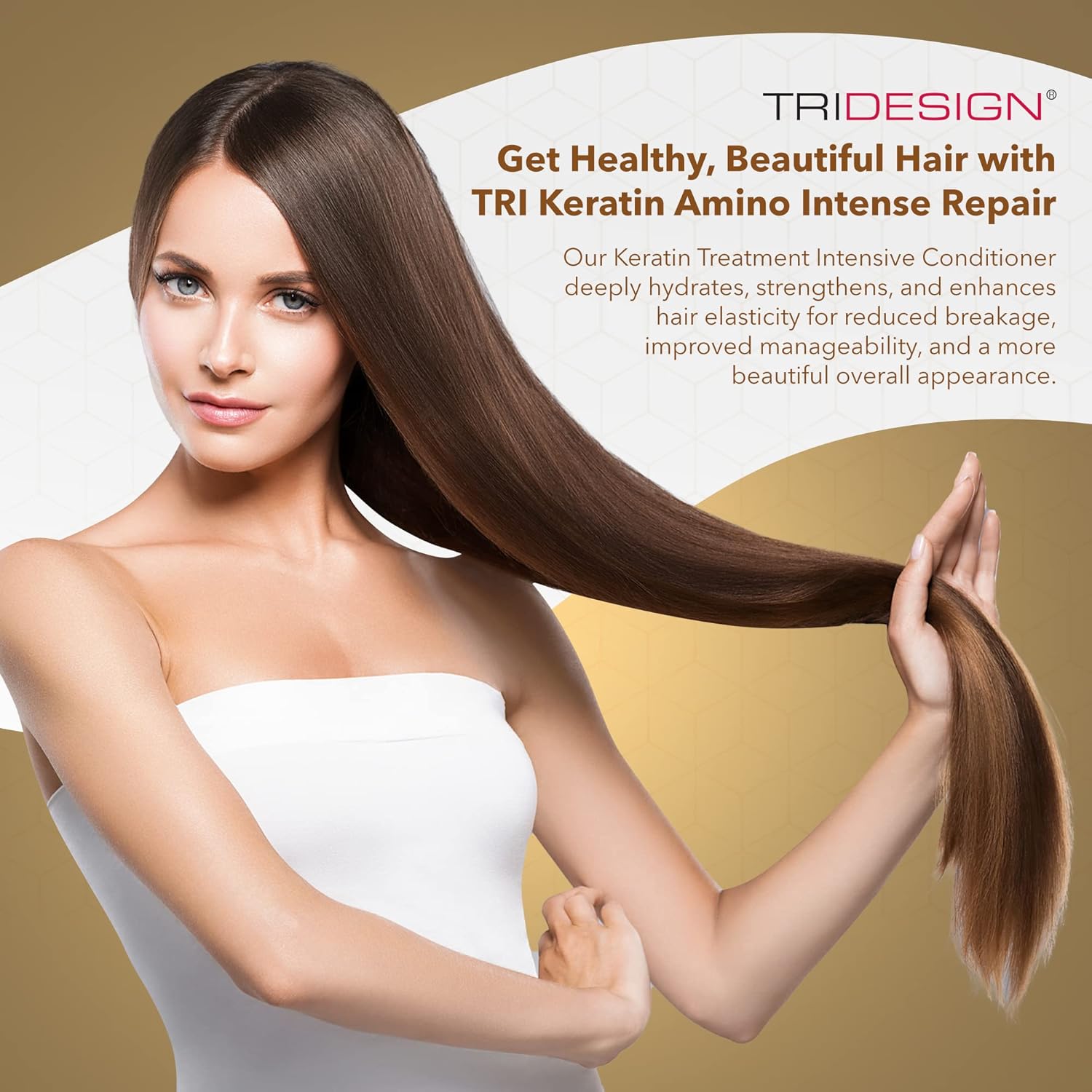 TRI Design Keratin Amino Intense Repair, Keratin Hair Treatment Intensive Conditioner w/Coconut Oil,Fatty & Amino Acids, Hydrolyzed Keratin Protein - Moisturizing Hair Mask & Hair Treatment Mask 6 oz : Hair And Scalp Treatments : Beauty & Personal Care