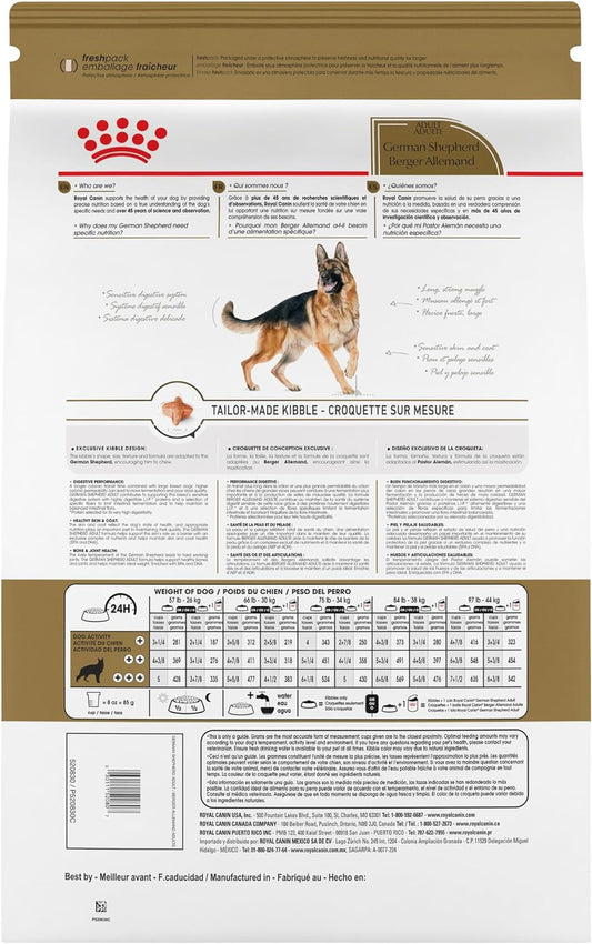 Royal Canin German Shepherd Adult Dry Dog Food, 17 lb bag