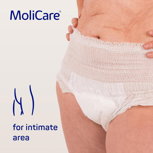 Molicare Skin Moist Skin Care Tissues, Click-Seal Pack Of 50 Tissues, 20X30 Cm
