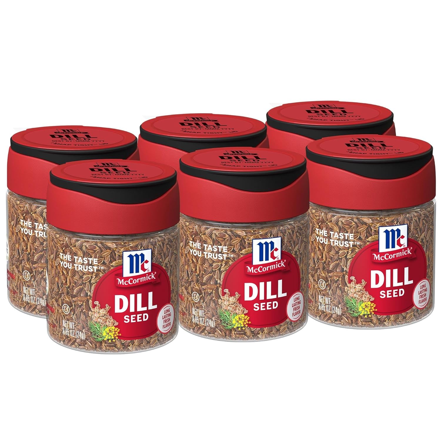 McCormick Dill Seed, 0.85 oz (Pack of 6)