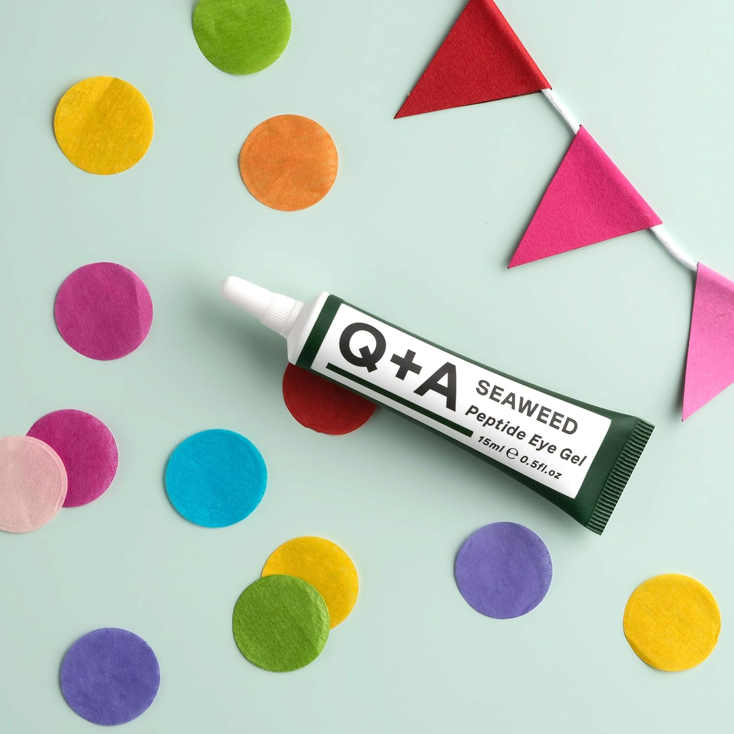Q+A Seaweed Peptide Eye Gel (15ml), Under Eye Cream Alternative, Under Eye Brightener with Peptides, Seaweed & Aloe Vera, Hydrates, Smooths Fine Lines & Reduces Puffiness : Amazon.co.uk: Beauty