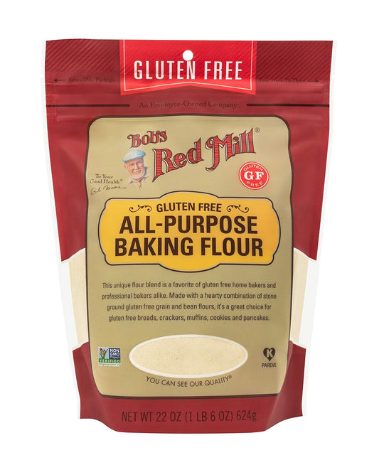 Bob's Red Mill Gluten Free All Purpose Baking Flour, 22-ounce (Pack of 4)