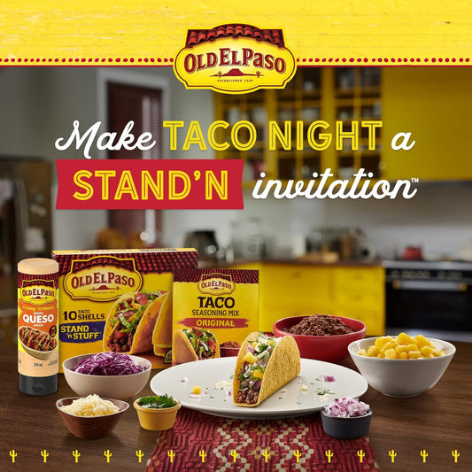 Old El Paso Taco Dinner Kit, Hard & Soft, 11.4 oz. (Pack of 6)