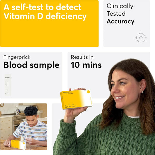 Newfoundland Vitamin D Test Kit - Uv Deficiency Detection - 99% Accurate Home Test For Vitamin D Levels - Certified By Ce - Blood Test Kit For D3 & D2 - Sunlight & Uvb, Single Person Testing