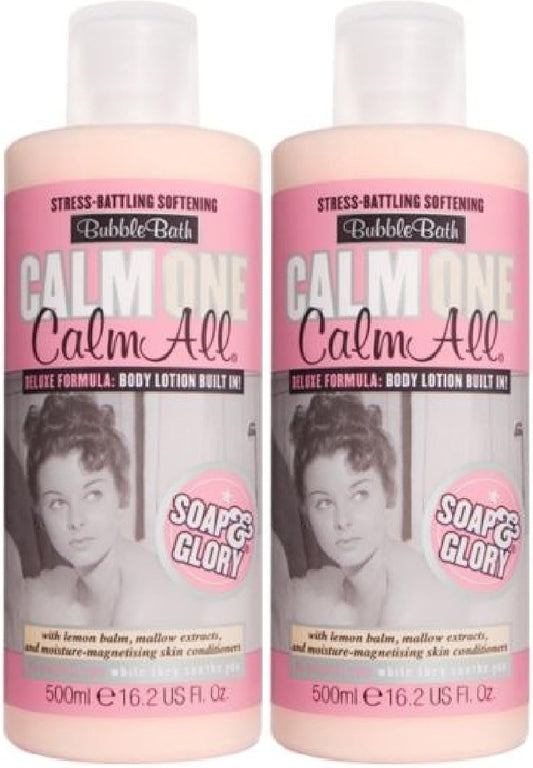 (2 Pack) Soap & Glory Calm One Calm All Bubble Bath x 500ml