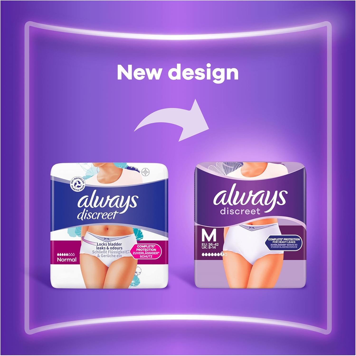 Always Discreet Incontinence Pants Women Large, UK Size 16-22, White, Absorbency 7, 32 Underwear , Disposable Maternity Knickers (8 x 4 Packs), Heavy Bladder Leak Protection , Maternity Postpartum : Amazon.co.uk: Health & Personal Care