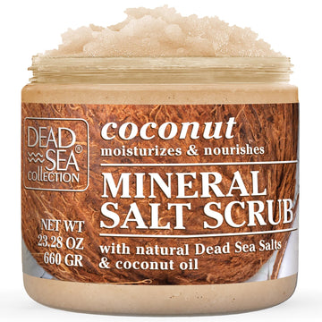 Dead Sea Collection Tea Tree Salt Scrub – Exfoliating Body Scrub For Women – Moisturizing And Nourishing Skin – With Pure Oils And Dead Sea Minerals (23.28 Oz)