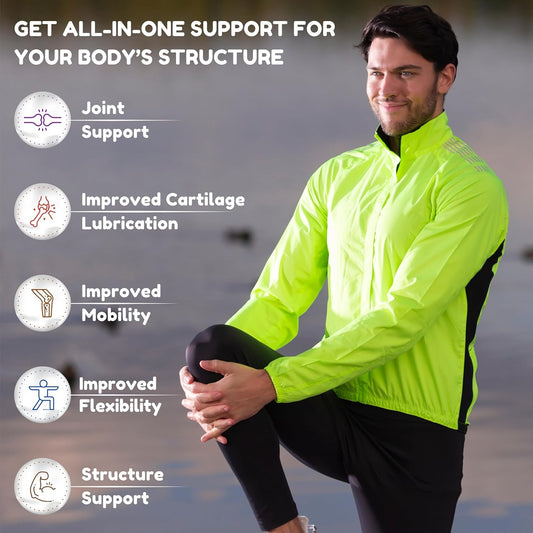 Halal Joint Support Supplement W/Glucosamine Chondroitin Msm | 2820Mg 30 Servings | Non-Gmo