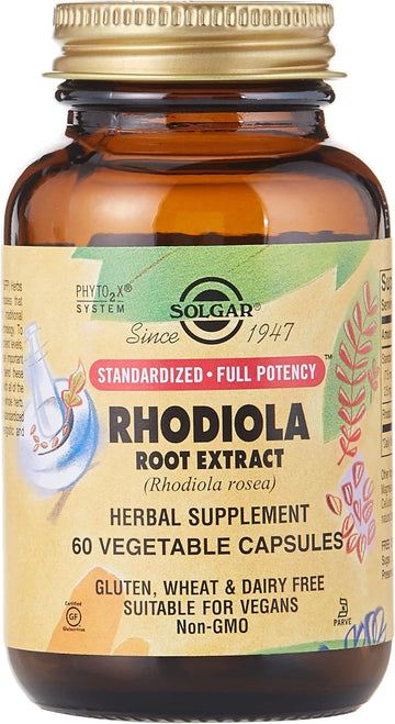 Solgar - Standardized Full Potency Rhodiola Root Extract