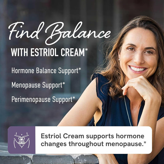 Estrogen Estriol Cream 175Mg Of Usp Micronized Estriol | Bioidentical Menopause & Menstrual Support | Dermatologist-Tested, Hypoallergenic, Soy-Free, Cruelty-Free, Non-Gmo | 84 Servings, 3.5Oz Pump